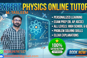 teach you physics and maths from basics to advanced level
