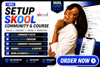 setup skool community manager skool online course expert skool community manager