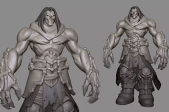 sculpt printable 3d file,collectible figures or toy,3d character,stl ready model