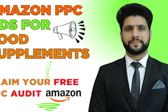 run amazon PPC ads for food supplements