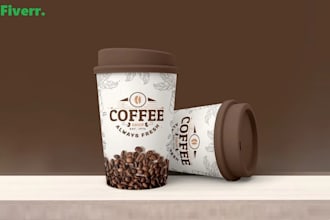 design coffee cup and paper cup for you
