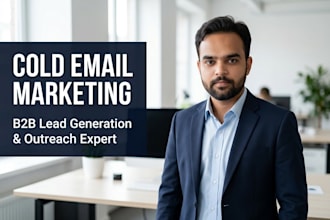 do cold email marketing and b2b lead generation
