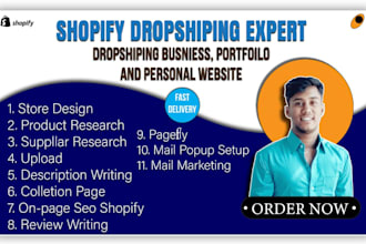 do shopify dropshipping store theme customization and product upload