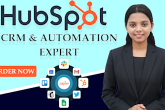setup hubspot crm, hubspot automation and integration as a crm expert