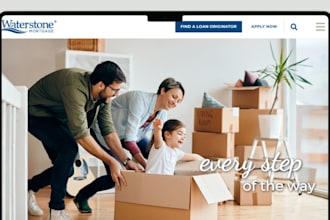 mortgage website mortgage loan website real estate website mortgage landing page