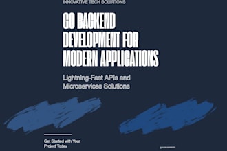 develop backend in go