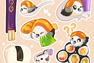 design custom stickers and merch