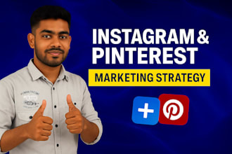 handle pinterest and instagram marketing, pins, SEO, and traffic growth