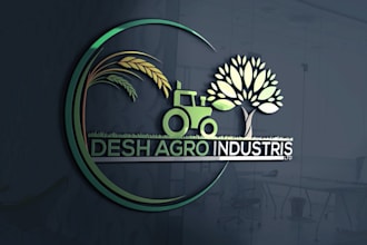 do home cleaning lawn care agriculture farm landscape logo