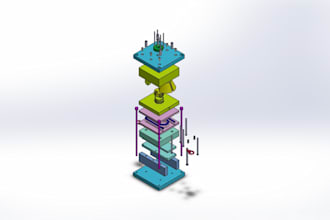 create 3d modelling assembly designs in solidworks