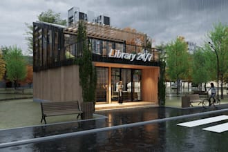 design modern public interiors or commercial spaces with stunning archite