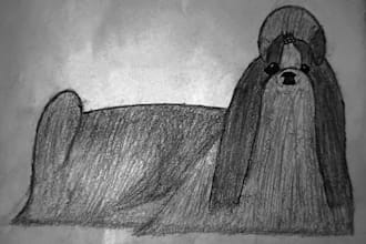 make dogs drawings and illustrations