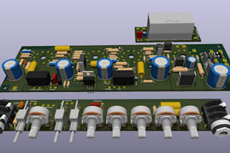 design audio pcb, mixers, dac guitar pedal effects, amplifiers and pcb boards