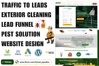 generate removal leads lawn exterior apartment cleaning pest solution website