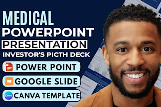 design, redesign, create a custom medical and health powerpoint presentation,