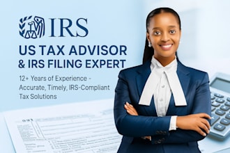 prepare and file US tax forms 1040, 1120 and 1065