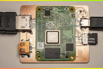 design schematic, pcb layout for carrier board, cm4, cm5 and electronic circuits
