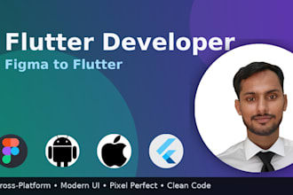 convert figma to flutter or develop flutter UI as flutter developer