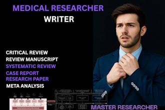 do medical manuscript writing, review article, systematic review and case report