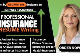 write ats insurance resumes for life, health, auto, travel, homeowners roles