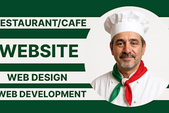 design and develop restaurant cafe chef websites