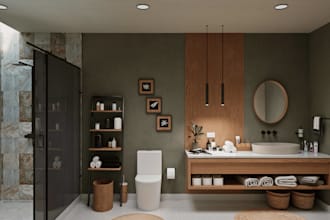 create a photorealistic interior or exterior architectural render