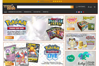 trading card shopify store pokemon store trading card website pokemon website