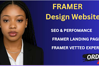 build framer website, framer landing page, framer website design