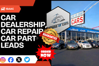 generate car dealership leads car repair leads auto detailing lead sales funnel