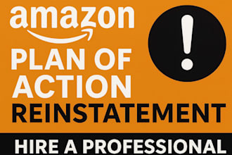 write a professional amazon plan of action for account reinstatement