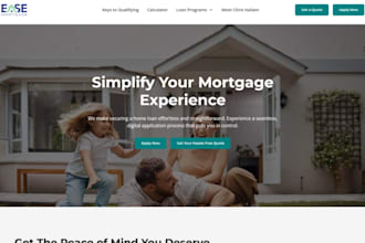 build squarespace mortgage broker website loan broker website refinance website