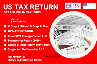 file form 5472, 1120, 1040nr, 1065 to irs