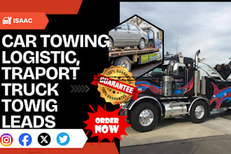 generate towing leads tow truck towing company landing page auto logistic leads