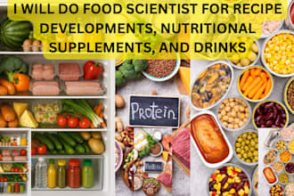 formulate functional foods, nutritional supplements and drinks