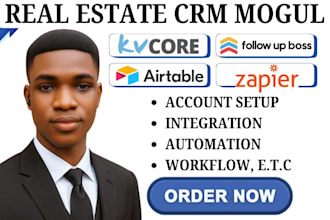 automate lead routing kvcore zapier integration airtable follow up boss scraping