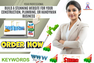 build a stunning website for your construction, plumbing, or handyman business