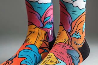 make a custom and pattern socks design