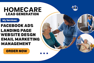 provide hot home care leads senior care leads elderly care home care website