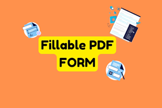 convert your document to a fillable PDF form