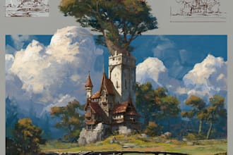 create environment concept art