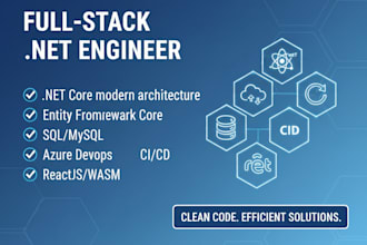 be your professional aspnet core full stack developer