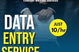 enter your data fastly and accurately