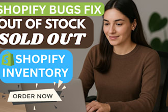 fix shopify out of stock sold out inventory issues