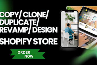 clone duplicate or copy any shopify store design