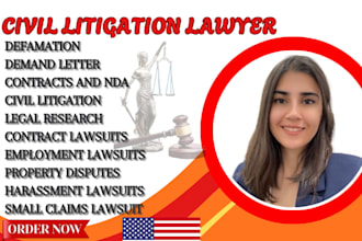 draft in 24h legal documents, complaint, motion, petition, as paralegal