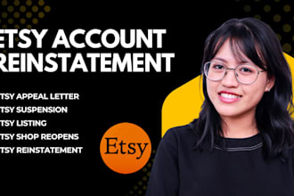 reinstate suspended etsy account etsy appeal letter etsy reopen