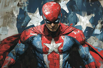 do a charcter of comic or design your comic character