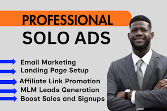 blast USA solo ads, affiliate marketing, mlm leads generation and link promotion
