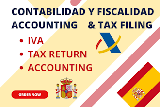 do spain accounting contabilidad, iva y declaraciones fiscales