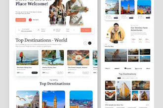 build travel website, travel agency site, tourism website, tour booking platform